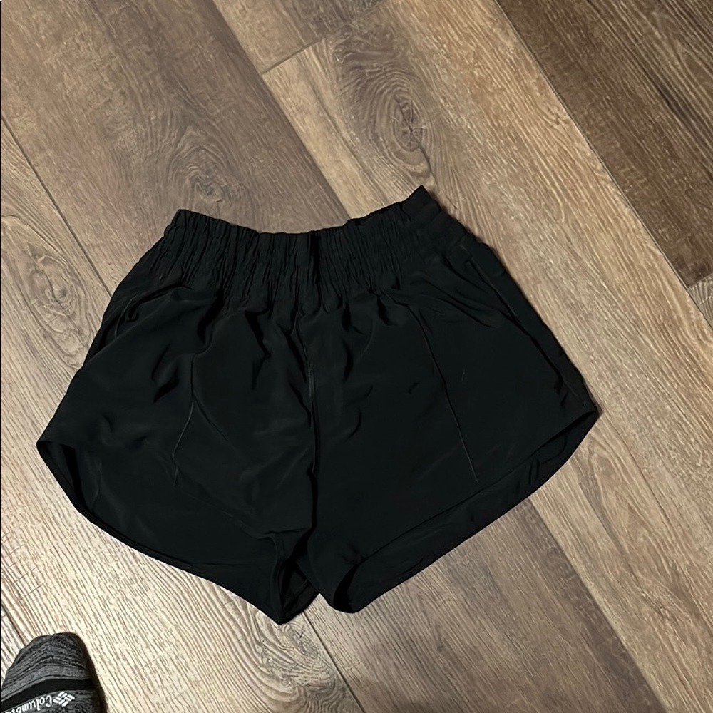 lululemon athletica Black Run & Train Shorts